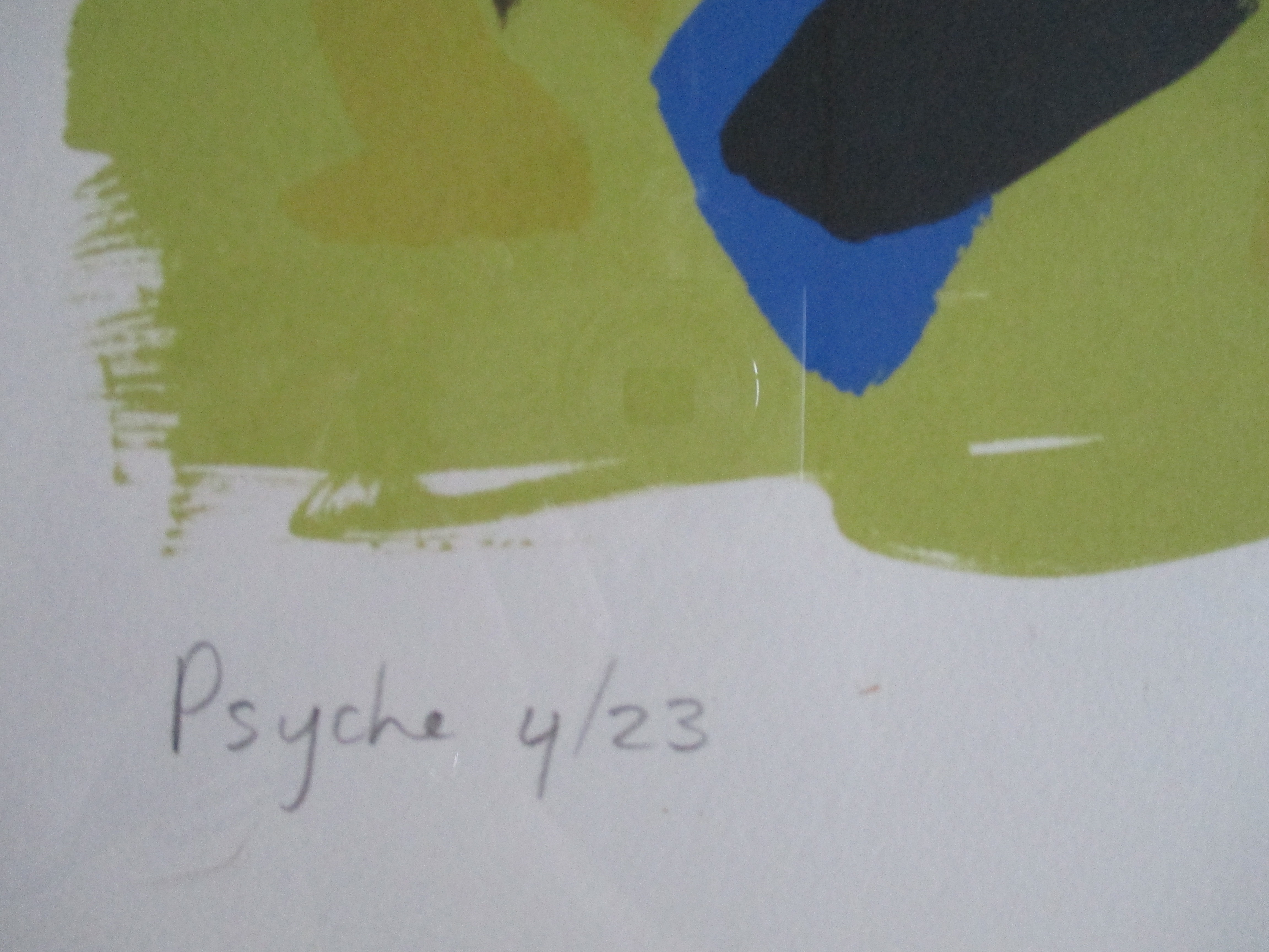 Marijke van Os - Grote ingelijste zeefdruk "Psyche" kopen? Bied vanaf 60!