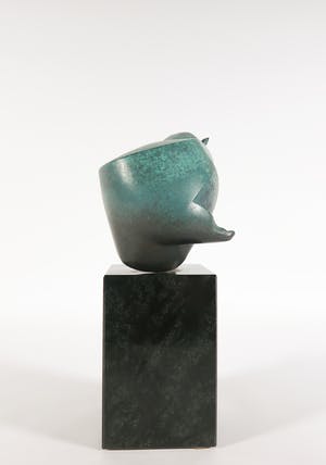 Willem Lenssinck - Gepatineerd bronzen stier, Tournado kopen? Bied vanaf 2000!