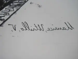 Maurice Utrillo - Rue Saint Vincent (Montmartre ?) kopen? Bied vanaf 50!