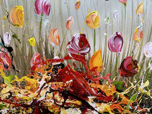 Gena - Colorful Flowers kopen? Bied vanaf 300!