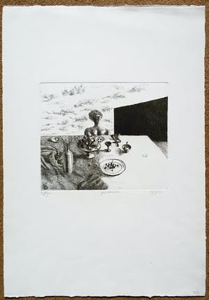 Ger Boosten - Aan tafel, ets kopen? Bied vanaf 30!