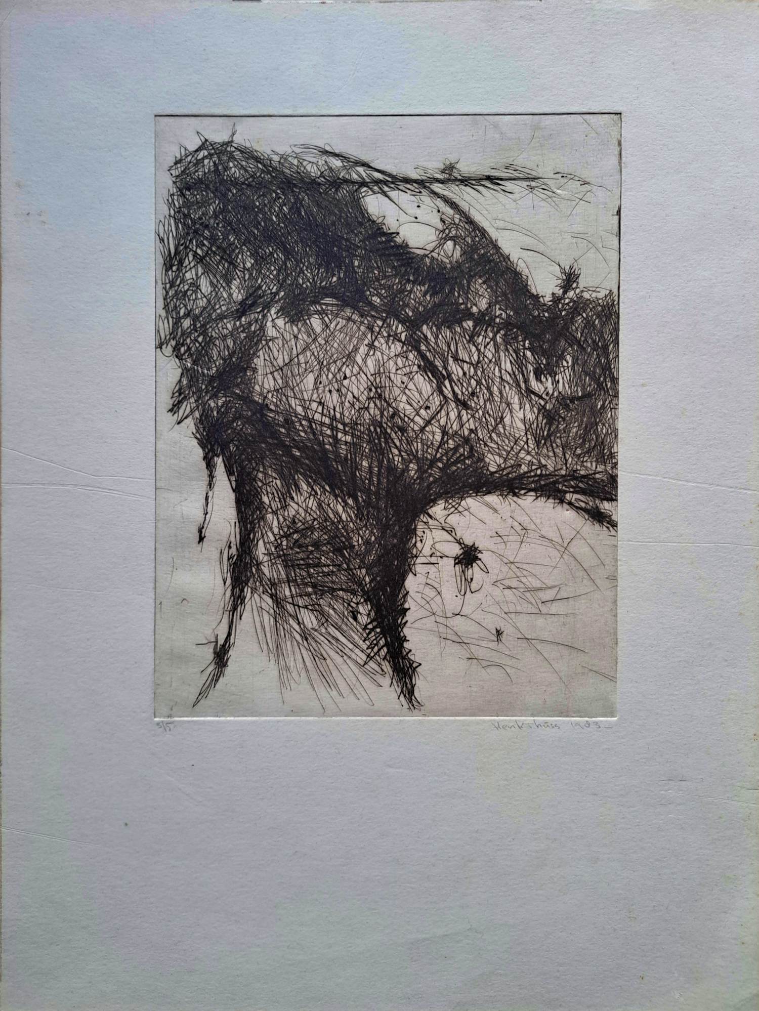 Henk Thuss - Abstract dier kopen? Bied vanaf 30!