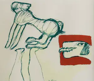 Corneille - Femme et animeaux met lijst! kopen? Bied vanaf 220!