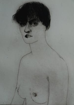 Robbert de Bakker - Ets , Cafe L‘Opera IX Barcelona – gesigneerd & ingelijst – 1991 kopen? Bied vanaf 50!