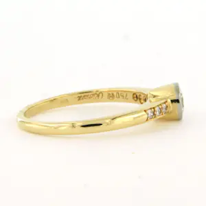 RICHARZ - 18k bicolour gouden ring met briljant geslepen diamant tot. 0.33ct kopen? Bied vanaf 460!