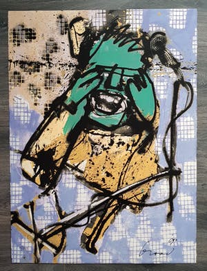 Herman Brood - De band, complete serie van vijf zeefdrukken kopen? Bied vanaf 1250!