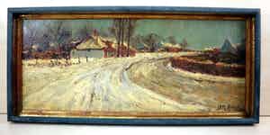 Joop Molenaar - Winterlandschap verkocht voor € 100!