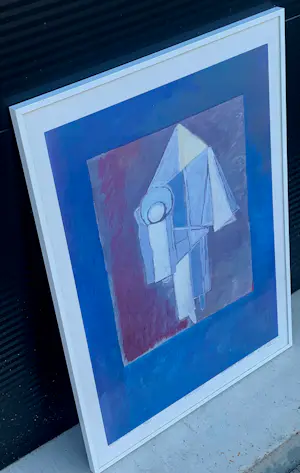 Eric Claus - Ingelijste cristal druk: Pierrot(Commedia dell 'arte ) 1999 kopen? Bied vanaf 100!