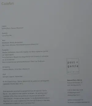 Sidi El Karchi - ingelijste pigmentdruk: "Like a silent poet" + 2 boekjes (1x gesigneerd) kopen? Bied vanaf 299!