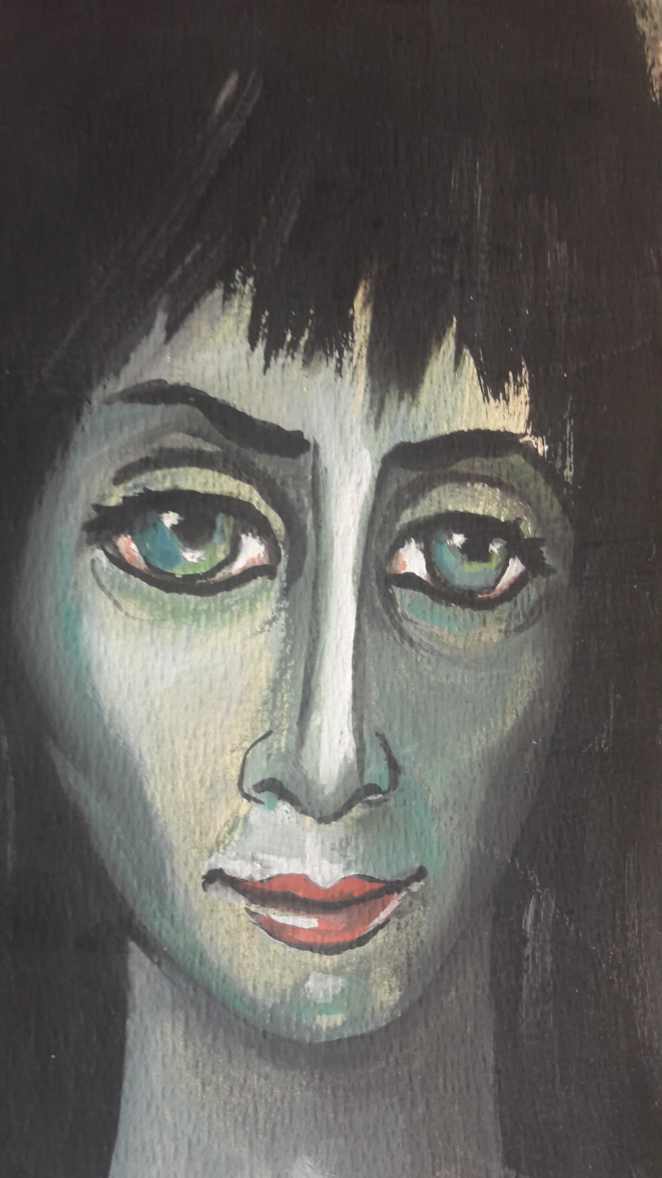 Georges Cheber - Gouache schilderij van jonge vrouw in Parijs. +/-1960 kopen? Bied vanaf 110!