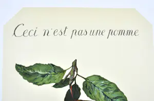 Rene Magritte - (naar) Ceci n'est pas une pomme (1964 ) - Lithografie - 60x45 cm kopen? Bied vanaf 440!