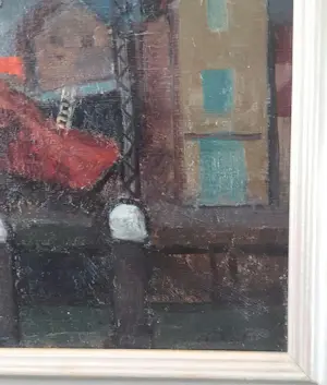 Otto B. de Kat - Haven/werf bij nacht kopen? Bied vanaf 950!