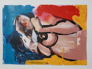 Peter Klashorst - Gemengde techniek - Handgesigneerd !!! kopen? Bied vanaf 90!