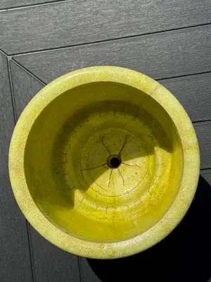 Andries Dirk Copier - Geel graniver cactuspot - Glasfabriek Leerdam kopen? Bied vanaf 50!