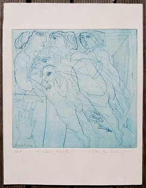 Frits van Eeden - Naakte figuren, aquatint ets kopen? Bied vanaf 35!