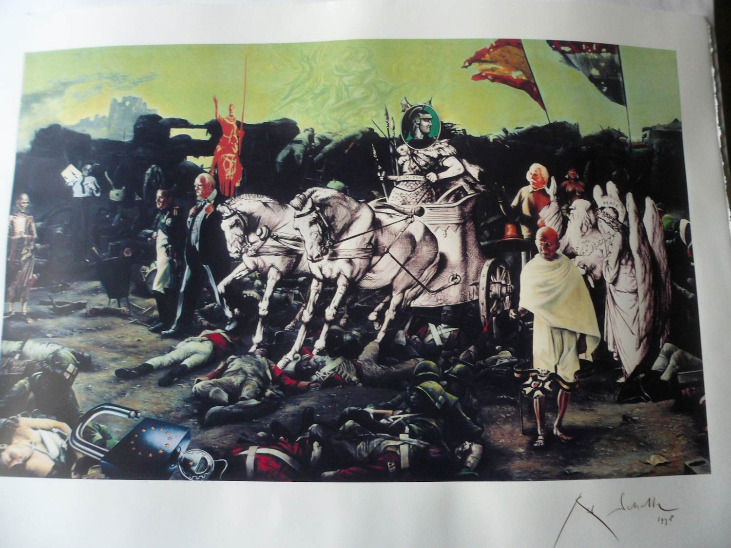 Rob Scholte - Litho, Vrede van Münster verkocht voor € 80!