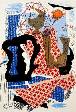 Kees Salentijn - zeefdruk -1997 verkocht voor € 55!