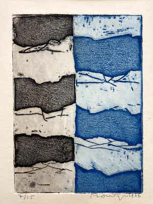 Jan Montyn - “Spiegelend landschap 2” verkocht voor € 60!