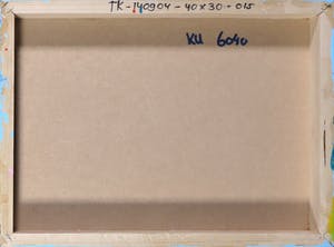 Theo Koster - Handbewerkte zeefdruk en collage op hout, 3 kopen? Bied vanaf 10!