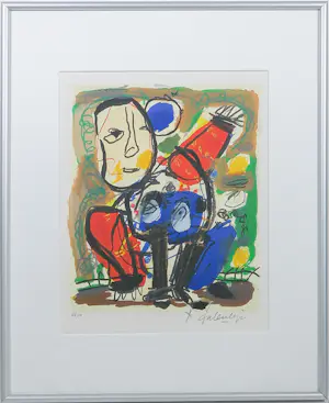 Jan Sierhuis - Arthur Spronken, Kees Salentijn, Mara Jedrysko, e.a. SET van 8 ingelijste werken kopen? Bied vanaf 100!