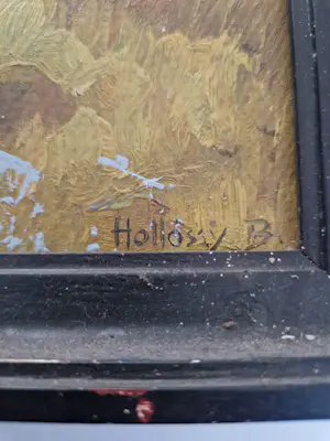 Simon Hollósy - Mensen op het veld kopen? Bied vanaf 500!