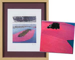 Christo - Handgesigneerd exemplaar Surrounded Islands + boek met gesigneerde artcard! - Ingelijst verkocht voor € 1!