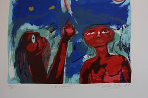 John Lie a Fo - Zeefdruk - 1988 kopen? Bied vanaf 40!