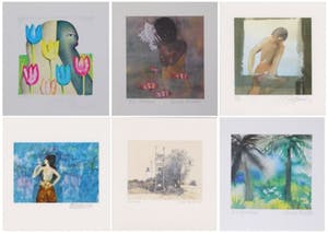 Jorg Reme - e.a: Collectie van zes handgesigneerde zeefdrukken kopen? Bied vanaf 25!