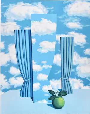 Rene Magritte - LE BEAU MONDE. Lithographie nachlasssigniert (Georgette Magritte) kopen? Bied vanaf 390!