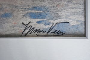 Jan van der Veer - Nieuwe Haagse School - Spaarne, Haarlem - ingelijste aquarel kaufen? Bieten Sie von 90!