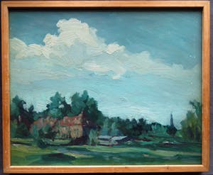 Henny Bal - Zicht op RK kerk te Voorburg kopen? Bied vanaf 30!