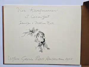 Simon Carmiggelt - Zeer beperkte oplage (250 ex) - Vier Kroegmannen - illustr. william Kuik - 1975 kopen? Bied vanaf 1!