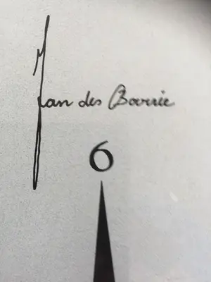 Jan des Bouvrie - Wandklok kopen? Bied vanaf 50!