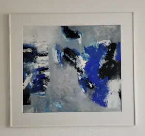 Nico Molenkamp - Masker in blauw kopen? Bied vanaf 1250!