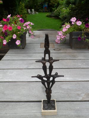 John Bier - De acrobaten trapeze-groot beeld. kopen? Bied vanaf 129!