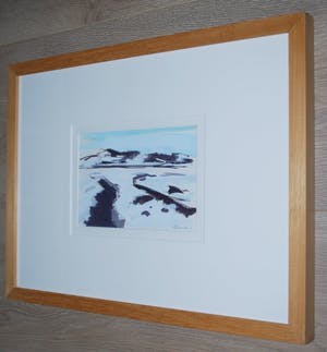 Reinier Kamphuis - aquarel, Noorwegen kopen? Bied vanaf 65!