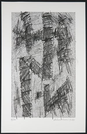 Jan Schoonhoven - Complete portfolio met 12 zeefdrukken, Formatie kopen? Bied vanaf 2400!