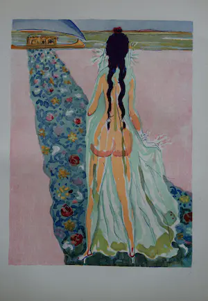 Kees van Dongen - Houtgravure - La Barque d'Or kopen? Bied vanaf 50!