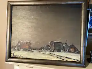 Piet Lippens - Woonwagens in de sneeuw verkauft für € 360!