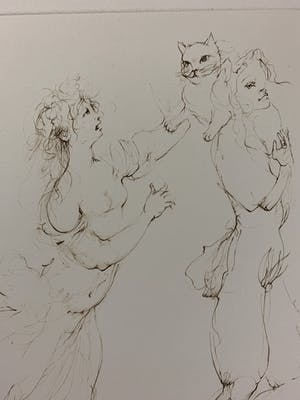 Leonor Fini - Des femmes et le chat kopen? Bied vanaf 25!