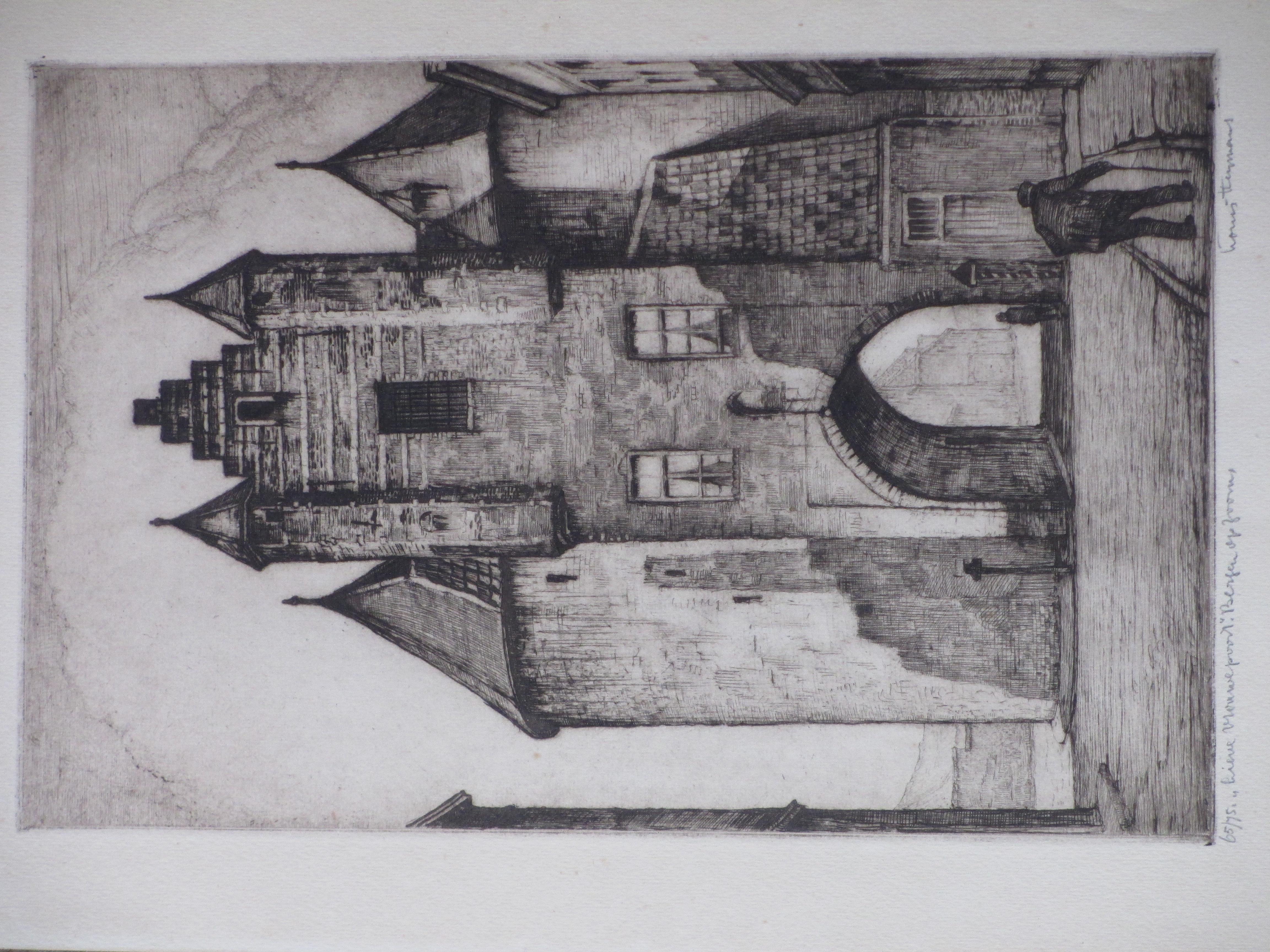 Louis Heijmans - Lieve Vrouwepoort Bergen op Zoom - Ets kopen? Bied vanaf 1!