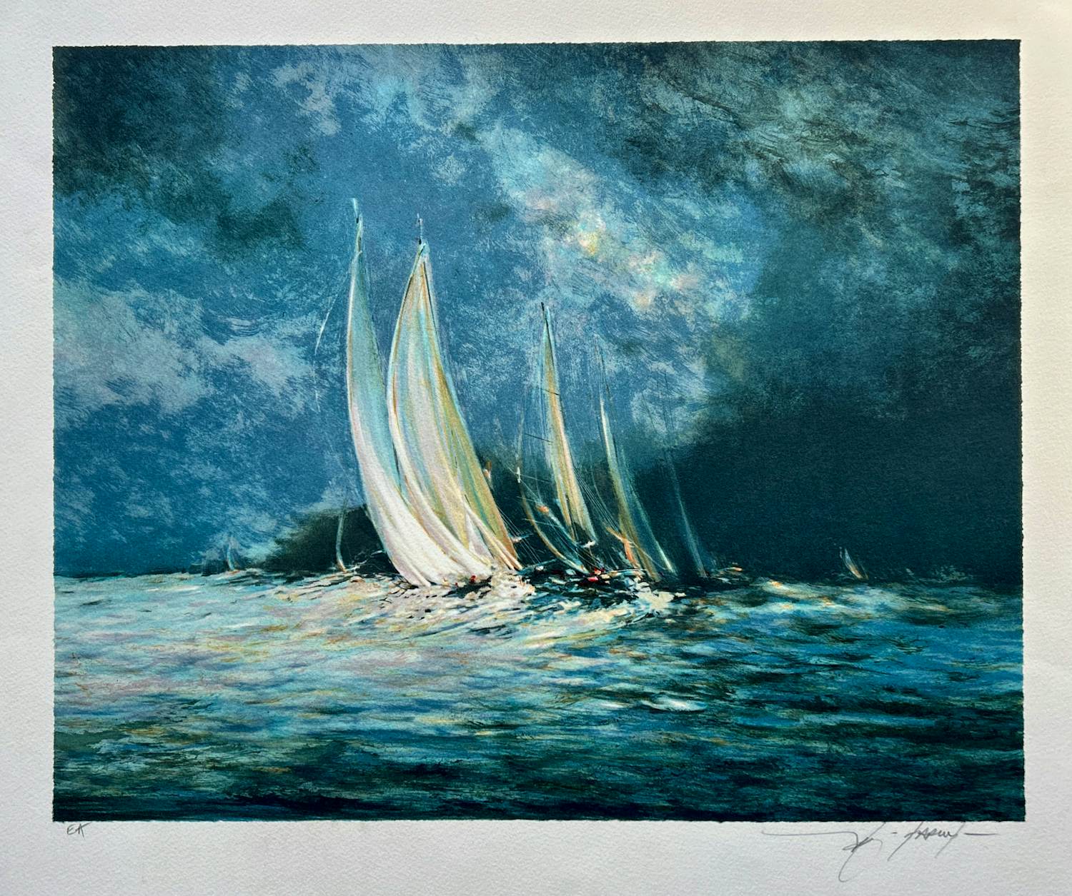 Francois D'Izarny - Voiliers en mer kopen? Bied vanaf 30!