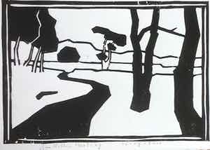 Jan Willem Versteeg - Franse berg ( Nat. park Hoge Veluwe ) verkocht voor € 35!