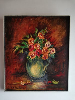 Jean-Jacques Foulon - Bloemen stilleven kopen? Bied vanaf 75!