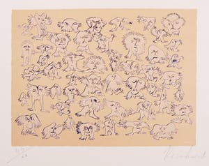 Reinhoud D'Haese - Litho, Zonder titel kopen? Bied vanaf 1!