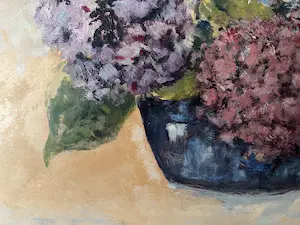 Adriaan Hendrik Dros - 1862-1944 Stilleven Bloemenvaas Hydrangea Macrophylla kopen? Bied vanaf 35!