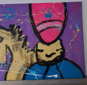 Espen Hagen - Horse - gemengde techniek - doek - 2007 - gesigneerd kopen? Bied vanaf 1!