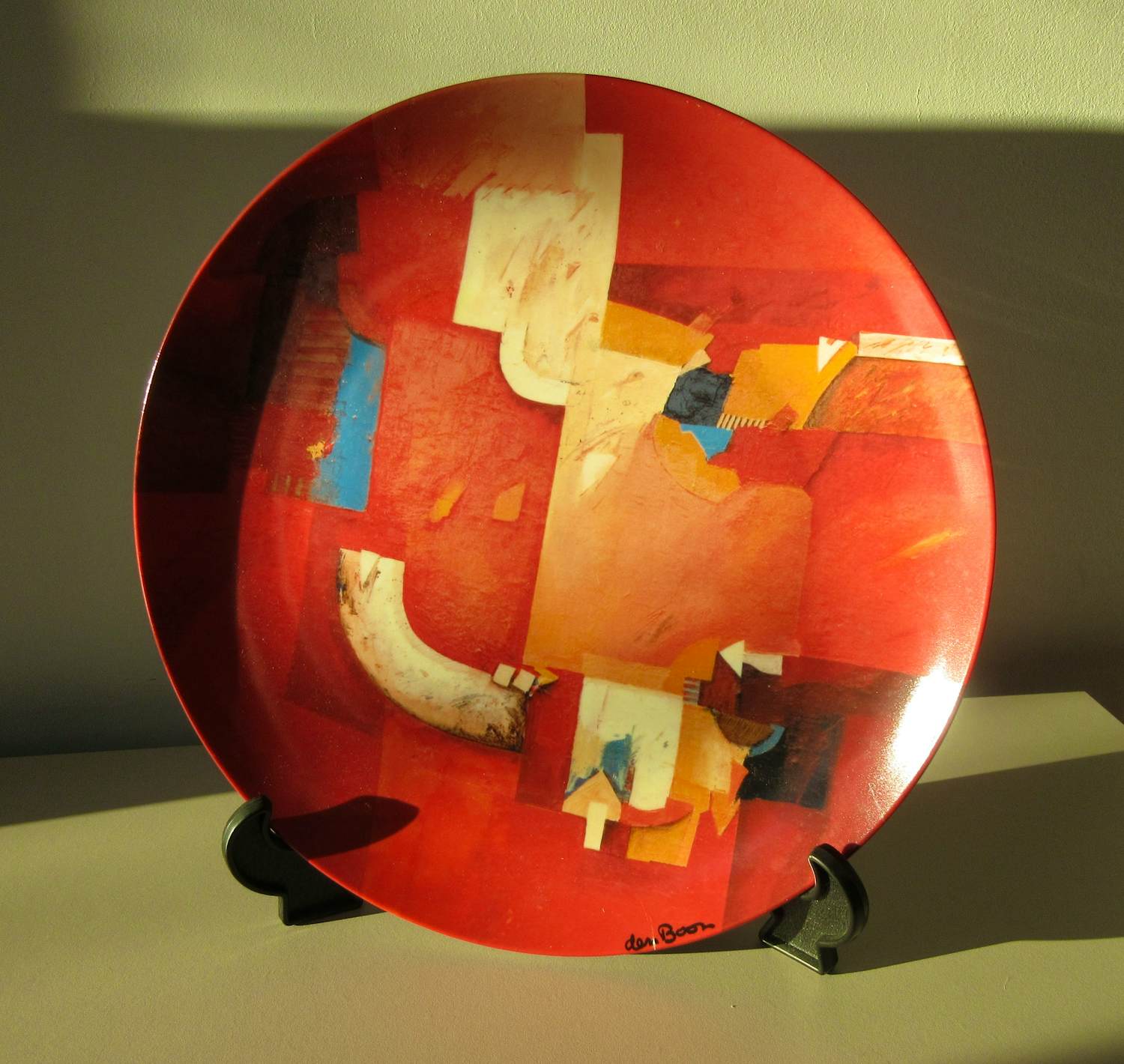 Royal Goedewaagen - Platelen bord Confrontation uit de serie Proeven van Kunst verkocht voor € 20!