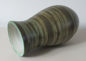 Niet of onleesbaar gesigneerd - Frank Carpay - Ambacht Volendam - Grote groene vaas kopen? Bied vanaf 1!