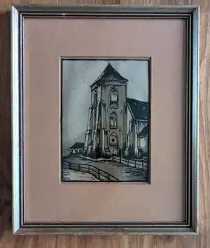Henri Wils - Toren/kerk van Zoutelande (Zeeland) vendu pour 30€ !